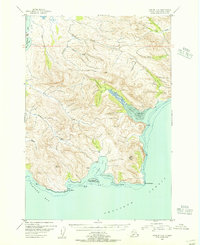 Download a high-resolution, GPS-compatible USGS topo map for Karluk C-6, AK (1956 edition)