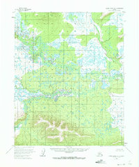 Topo map Kateel River D-4 Alaska
