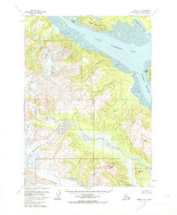 Topo map Kenai A-8 Alaska