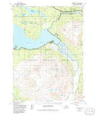 Download a high-resolution, GPS-compatible USGS topo map for Kenai B-1, AK (1994 edition)