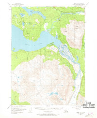 Topo map Kenai B-1 Alaska