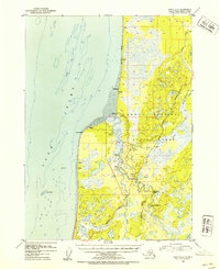 1952 Map of Kalifornsky, AK, 1954 Print
