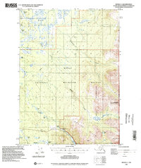 preview thumbnail of historical topo map of Kenai Peninsula County, AK in 1992