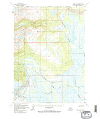 Topo map Kenai D-6 Alaska