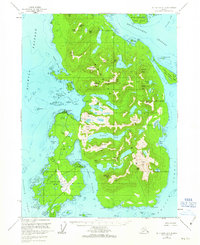 Topo map Ketchikan A-5 Alaska