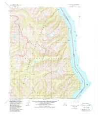 Topo map Ketchikan B-1 Alaska