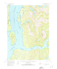 Topo map Ketchikan B-3 Alaska
