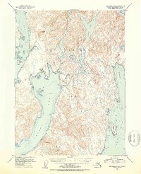 Download a high-resolution, GPS-compatible USGS topo map for Ketchikan B-4, AK (1954 edition)