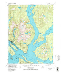 Topo map Ketchikan B-5 Alaska