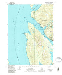 1954 Map of Ketchikan, AK, 1995 Print