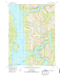 Topo map Ketchikan C-3 Alaska