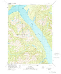 Topo map Ketchikan D-4 Alaska