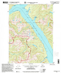 preview thumbnail of historical topo map of Ketchikan Gateway County, AK in 1996