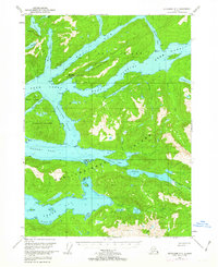 Topo map Ketchikan D-5 Alaska