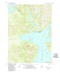 Download a high-resolution, GPS-compatible USGS topo map for Ketchikan D-6, AK (1988 edition)