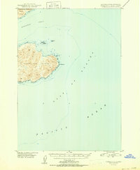 Topo map Kodiak A-3 Alaska