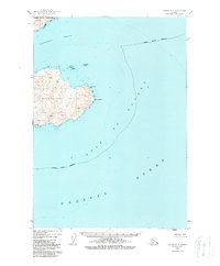 Topo map Kodiak A-3 Alaska