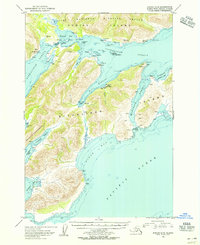 Topo map Kodiak A-4 Alaska