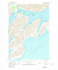 Download a high-resolution, GPS-compatible USGS topo map for Kodiak A-4, AK (1974 edition)