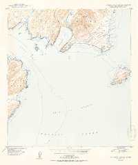 Download a high-resolution, GPS-compatible USGS topo map for Kodiak B-1 and B-2, AK (1951 edition)