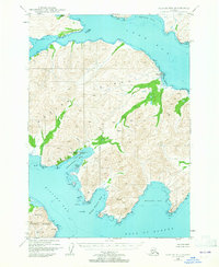 Download a high-resolution, GPS-compatible USGS topo map for Kodiak B-3, AK (1965 edition)