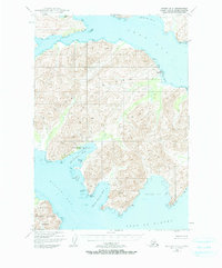 Topo map Kodiak B-3 Alaska