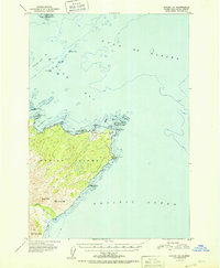 Topo map Kodiak C-1 Alaska