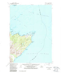 Download a high-resolution, GPS-compatible USGS topo map for Kodiak C-1, AK (1989 edition)