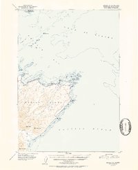 Download a high-resolution, GPS-compatible USGS topo map for Kodiak C-1, AK (1951 edition)