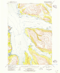 Download a high-resolution, GPS-compatible USGS topo map for Kodiak C-6, AK (1955 edition)