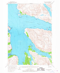 preview thumbnail of historical topo map of Kodiak Island County, AK in 1952