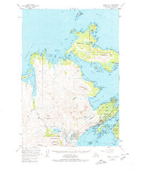 Download a high-resolution, GPS-compatible USGS topo map for Kodiak D-2, AK (1980 edition)