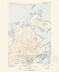 Download a high-resolution, GPS-compatible USGS topo map for Kodiak D-2, AK (1951 edition)