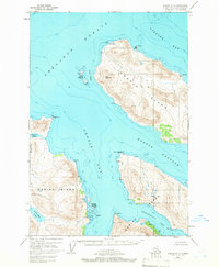 Download a high-resolution, GPS-compatible USGS topo map for Kodiak D-5, AK (1966 edition)