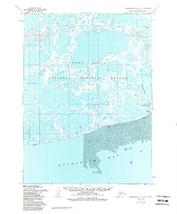 Topo map Kuskokwim Bay D-4 Alaska