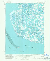 Download a high-resolution, GPS-compatible USGS topo map for Kuskokwim Bay D-6, AK (1971 edition)