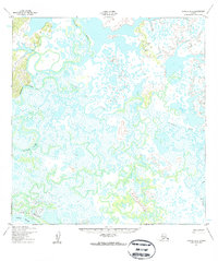 Topo map Kwiguk A-1 Alaska