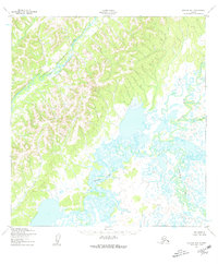 Topo map Kwiguk B-1 Alaska