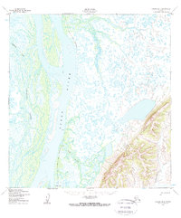 Topo map Kwiguk B-4 Alaska