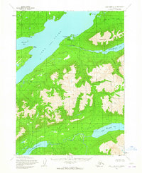 Download a high-resolution, GPS-compatible USGS topo map for Lake Clark A-4, AK (1965 edition)