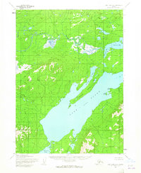 Download a high-resolution, GPS-compatible USGS topo map for Lake Clark A-5, AK (1965 edition)