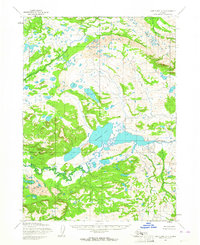 Download a high-resolution, GPS-compatible USGS topo map for Lake Clark A-7, AK (1964 edition)