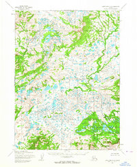 Download a high-resolution, GPS-compatible USGS topo map for Lake Clark A-8, AK (1964 edition)