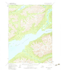 Topo map Lake Clark B-3 Alaska