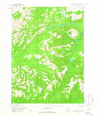 Topo map Lake Clark B-5 Alaska