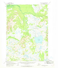 Topo map Lake Clark B-7 Alaska