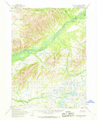 Topo map Lake Clark B-8 Alaska