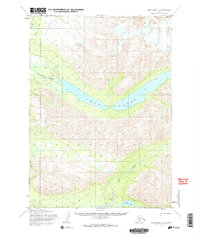 Topo map Lake Clark C-3 Alaska
