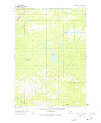Topo map Lake Clark C-4 Alaska