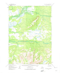 Topo map Lake Clark C-6 Alaska